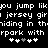 Pixelated text and symbols on black background with animated heart symbols changing from white to gray.