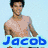 Six pixelated character portraits arranged in a with text labels below each, featuring a shirtless man, a man with curly hair, a man with dark hair, a hooded figure, a man in a suit, and a black with red text
