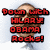 A four- shows a person in white shirt and tie; top-left has red pixelated text overlay reading 'Down with HILARY! OBAMA Rocks!' while other are blank