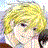Pixelated static image of a character with light brown hair and a white shirt, set against a multicolored pixelated background.