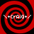 +CRAIG+ text in white pixelated font overlaid on red and black spiral background; four identical arranged in a with no visible animation changes