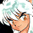 A pixelated anime-style character with white hair and glasses on the left, next to a black background with stylized text "Anime IM" and "COM" on the right.