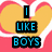 Pixelated text in blue, green, and yellow on a pink and yellow heart-shaped background with white outlines.