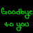 Green handwritten text on black background with gray bottom border, displaying multiple phrases including 'Goodbye Goodbye', 'You were the one I love', and 'Class of 2006'.