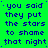 Green background with repeated purple text 'you said they put the stars to shame that night' in a pattern, one gray square at bottom right