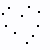 Pixelated heart shapes form progressively from scattered dots across a pink gradient background, with text reading 'lets connect the dots...' in pixel font.