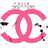 Pink interlocking CC logo on white background with partial text above, surrounded by pixelated black and gray artifacts.
