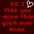 Red pixelated text on dark red background with white heart symbol replacing 'love' in phrase.