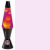 A pixelated lava lamp icon with orange and purple wax against a light pink background, accompanied by text reading "PARTY AT MY HOUSE TONIGHT".