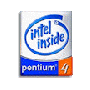 Intel Pentium 4 and AMD Athlon processor logos displayed in a with some icons partially obscured or duplicated