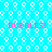 Pixelated cyan background with repeating white bubble outlines and pink 'BUBBLES!' text in four corners.