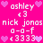 Pixelated pink background with repeated white text and heart symbols arranged in a pattern