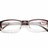 A four-quadrant image with glasses in top-left, pink text on red backgrounds, and a gray bottom-right quadrant.