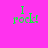 Four quadrants display 'I rock!' text in green pixelated font against solid pink, blue, cyan, and light purple backgrounds.