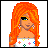 Pixel art buddy icon featuring a cartoon woman with orange hair and text "Single And Hatin It!" on a green background.
