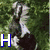 Four horse-themed images arranged in a with blue letters H, K, S, and a red heart symbol