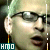 nine identical animated frames showing a person with light green hair and glasses, mouth open in mid-speech, each frame labeled 'HMO' at the bottom left