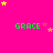 Bright pink background with green text 'GRACE' repeated in a , yellow and red stars scattered throughout