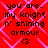 Red background with pink diamond pattern and black text reading 'you are.. my knight n' shining armour <3' repeated in four identical quadrants.