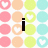 Pixelated icon with pastel polka-dot background, black text 'i LOVE brenden', and gray rectangle overlay.