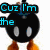 A black spherical character with white oval eyes and orange limbs appears in with changing text overlays and a blue fuse on top