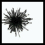 Six black-and-white animated frames show a central dark shape expanding into radiating lines with varying intensity and pattern across the