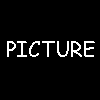 Four horizontal of repeated text on a black background, alternating between white and orange color schemes