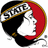 Circular icon with black, red, white, and gold sections; partial text 'S' visible on left side.