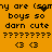Pixelated orange background with black text repeating 'my are (somy boys so darn cute' and heart symbols, showing animation changes in the top-left corner.