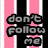 Pixelated text on a pink and white striped background with black vertical bars, displaying phrases about walking into walls.