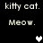 Pixelated text and heart symbols on a black background, with white and gray hearts alternating in position.