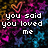 Pixelated text on a starry background with heart and checkmark symbols, displaying lyrics about love and uncertainty.