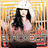 A pixelated static image shows a figure with long dark hair wearing a light pink top against a blurred background of warm yellow and orange tones.