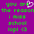 Purple background with green pixelated text reading 'you are the reason i miss school lopl <3' and a white heart symbol replacing part of the word 'are'.