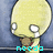 A yellow cartoon character with large white eyes and tears, holding a brown object against its chest, displayed in four with changing text