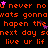 Pixelated orange text on black background with scattered purple stars, repeating phrases and partial words.