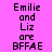 Pixelated text on a pink background with cyan highlight bars moving across of words