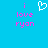 Pixelated blue background with pink text 'i love ryon' and a white heart symbol above the left instance of 'love'.