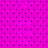 A static image with a bright pink background and blue dots forming a pattern, overlaid with faint repeated text phrases