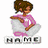 Four pixel-art style character icons arranged in a , each with 'NAME' text below. Each icon features distinct characters and color schemes