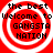 Red background with four identical circular white spiral patterns containing black text reading 'the best Welcome to GANGSTA NATION' in pixelated font.