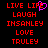Red pixelated text on black background with a purple heart symbol replacing the 'E' in 'LIFE' on the left side.