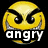 Two side-by-side yellow smiley faces with contrasting expressions, one angry with furrowed brows and the other happy with a wide smile, both labeled with text below.