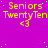 A static image with a bright magenta background featuring repeated yellow text and symbols