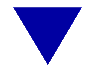 A sequence of blue geometric shapes transitions from solid triangles to angled forms with black and dark blue accents against a gray background.