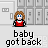Pixel art animation of two characters in a school hallway with lockers, showing sequential interactions including standing together, turning toward each other, and one character walking away.