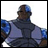 Pixelated image of a person in blue and gray clothing with a blue head covering, next to black background with white text reading "AnimeIM" and "com".