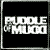 Animated contact sheet of 8 frames showing a black background with white and yellow text for "PUDDLE OF MUDD" and "LIFE ON DISPLAY" alongside date "11.25.03" in various configurations.