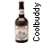 Static pixelated icon of a brown bottle with label and vertical text on the right side, displayed against white background.