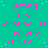 A static image with a teal background and repeated pink text reading "Acting is all around us no one is real...." in a pixelated font.